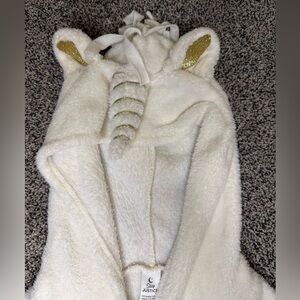 Justice Sleep Unicorn Hoodie, size 7 (014G)